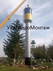 Водонапорные башни ВБР 100-160 Изготовление,  монтаж, цена по Украине